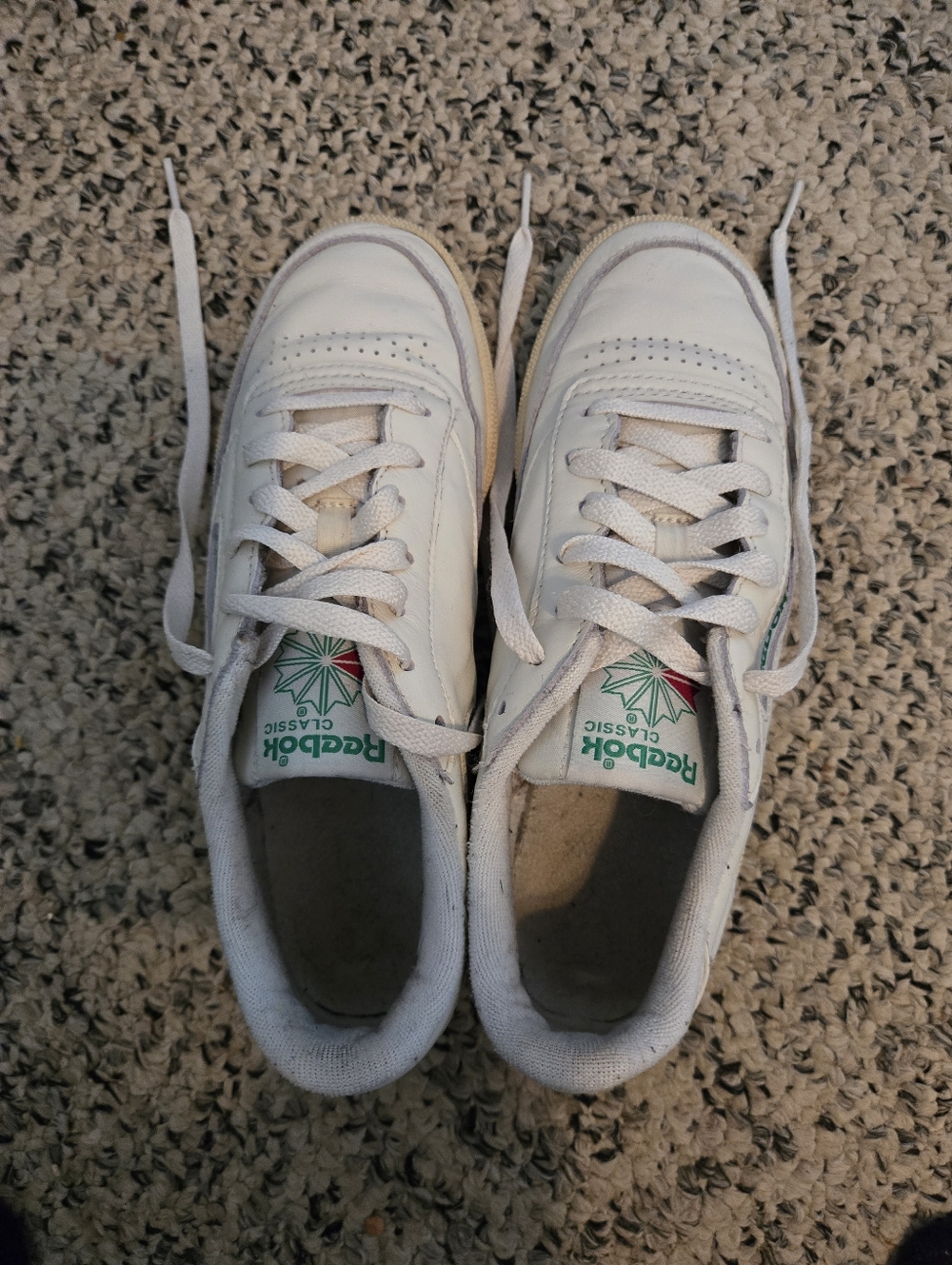 Reebok Classic White Leather Sneakers